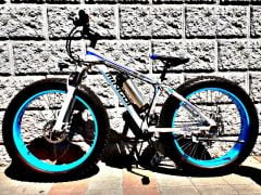 Электровелосипед Ekobike Electro blue 700W Велогибрид Экобайк Электро голубой 700Вт
